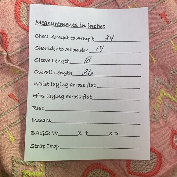 Canyon Retreat boho embroidered peasant blouse size size large - Picture 9 of 9